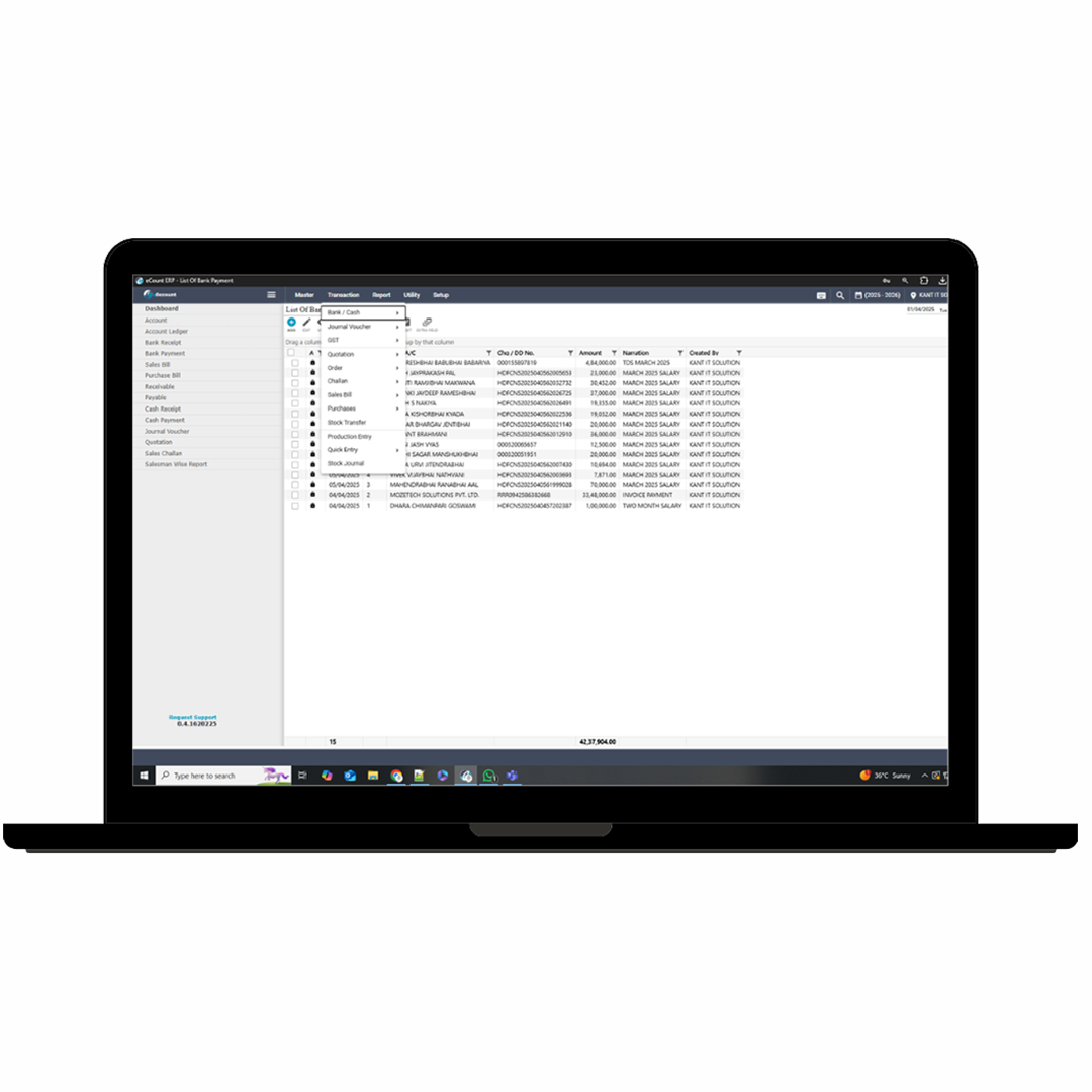accountTransections