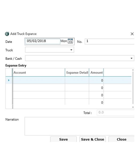 Software for Transport Company